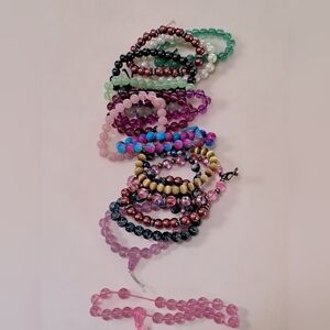 Y2k Energy Bead Bracelet Lot